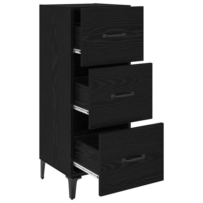 Bufet cu sertar Stejar Negru 34,5 x 34 x 90 cm Lemn compozit - WALTI WALTI