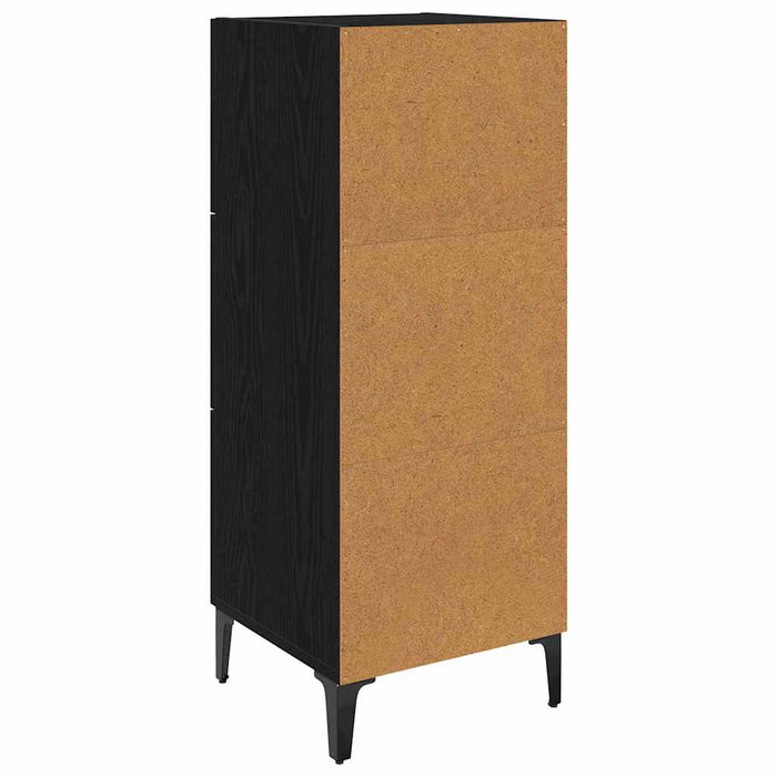 Bufet cu sertar Stejar Negru 34,5 x 34 x 90 cm Lemn compozit - WALTI WALTI