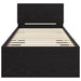 Cadru de pat Stejar Negru 75 x 190 cm Lemn compozit - WALTI WALTI