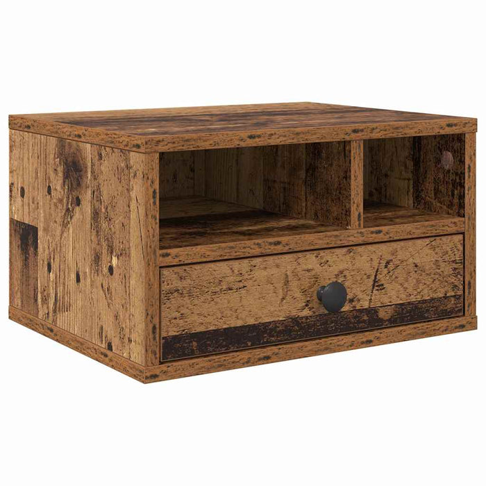 Suport pentru imprimantă cu sertar Lemn Vechi 40 x 32 x 24 cm - WALTI WALTI
