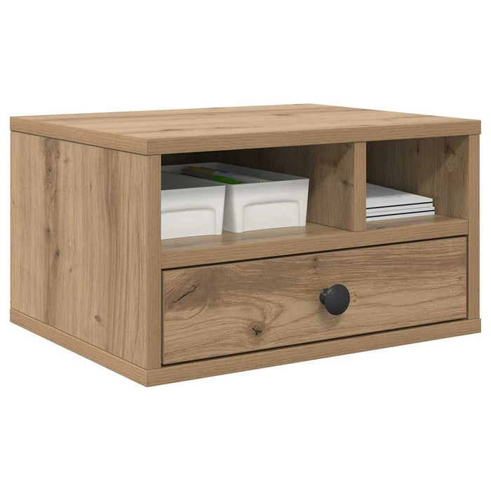 Suport pentru imprimantă Stejar Artizanal 40 x 32 x 24 cm - WALTI WALTI
