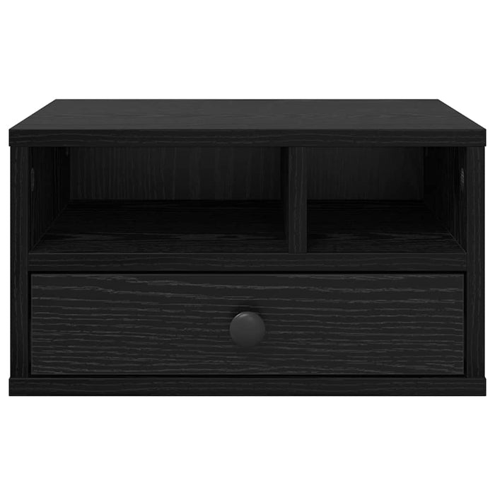 Suport pentru imprimantă cu sertar Stejar Negru 40 x 32 x 24 cm - WALTI WALTI
