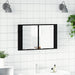 Dulap cu oglindă pentru baie Stejar Negru 80 x 12 x 45 cm - WALTI WALTI
