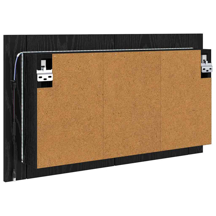 Dulap cu oglindă pentru baie Stejar Negru 80 x 12 x 45 cm - WALTI WALTI