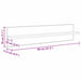 Șemele de perete cu raft 4 pcs Lemn Vechi 80 x 11,5 x 18 cm - WALTI WALTI
