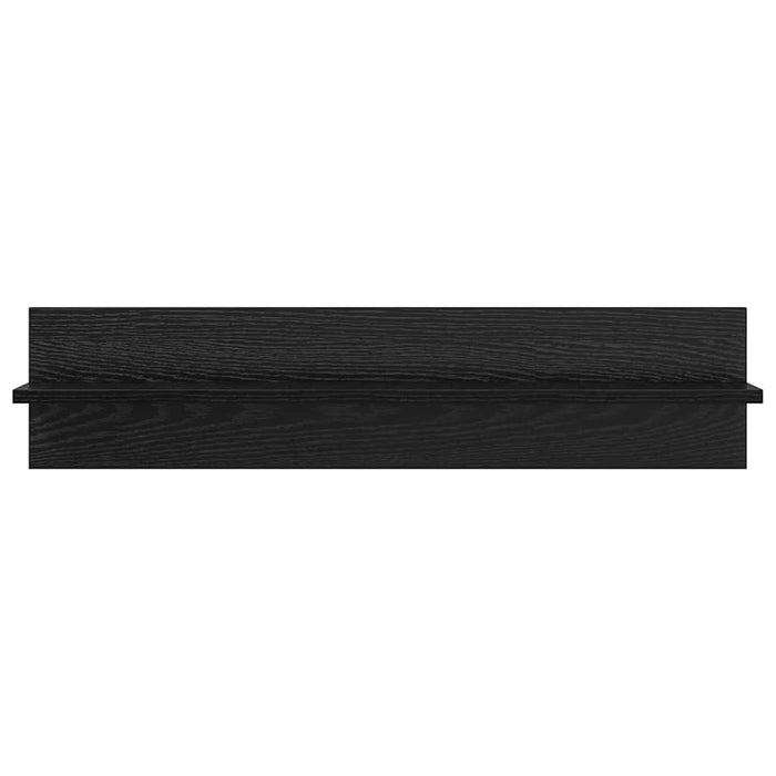 Șemele de perete cu raft 4 pcs Stejar Negru 80 x 11,5 x 18 cm - WALTI WALTI