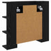Dulap cu oglindă Stejar Negru 70 x 16,5 x 60 cm Lemn compozit - WALTI WALTI