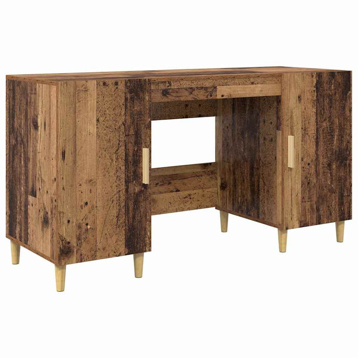 Birou cu raft cu ușă Lemn Vechi 140 x 50 x 75 cm Lemn compozit - WALTI WALTI