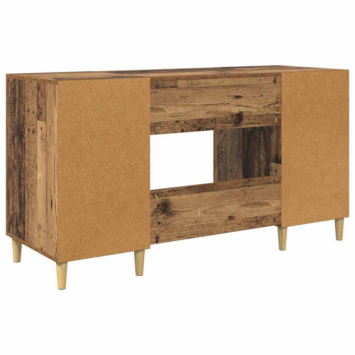 Birou cu raft cu ușă Lemn Vechi 140 x 50 x 75 cm Lemn compozit - WALTI WALTI