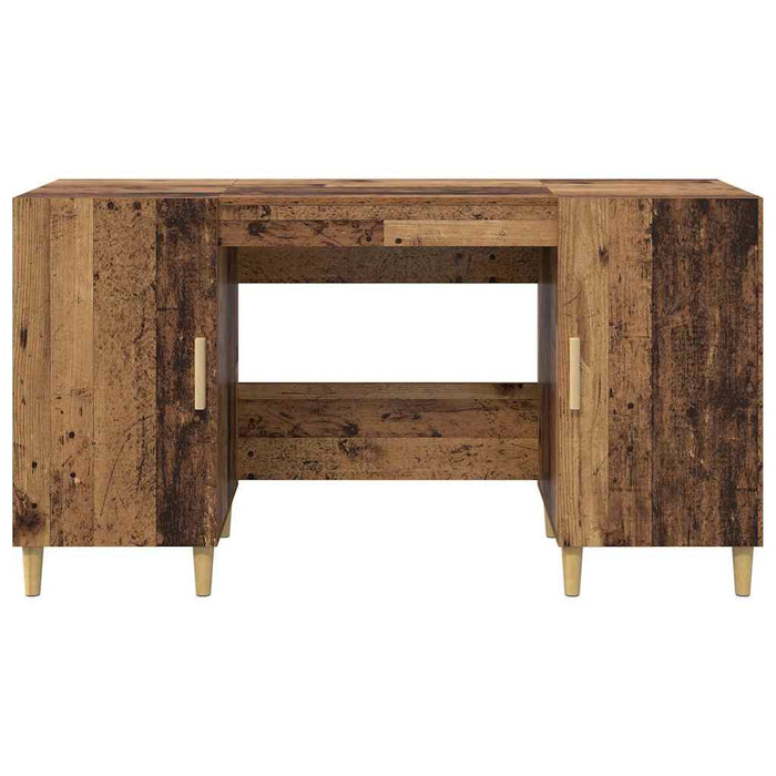 Birou cu raft cu ușă Lemn Vechi 140 x 50 x 75 cm Lemn compozit - WALTI WALTI
