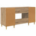 Birou cu raft Stejar Artizanal 140 x 50 x 75 cm Lemn compozit - WALTI WALTI