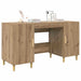Birou cu raft Stejar Artizanal 140 x 50 x 75 cm Lemn compozit - WALTI WALTI
