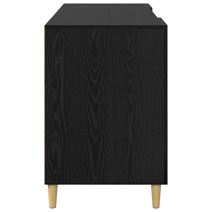 Birou cu raft Stejar Negru 140 x 50 x 75 cm Lemn compozit - WALTI WALTI