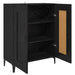 Bufet Stejar Negru 69,5 x 34 x 90 cm Lemn compozit - WALTI WALTI