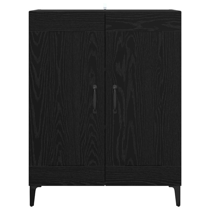 Bufet Stejar Negru 69,5 x 34 x 90 cm Lemn compozit - WALTI WALTI