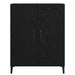 Bufet Stejar Negru 69,5 x 34 x 90 cm Lemn compozit - WALTI WALTI