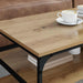 Masă de cafea Stejar Artizanal 100 x 50 x 45 cm Lemn compozit - WALTI WALTI