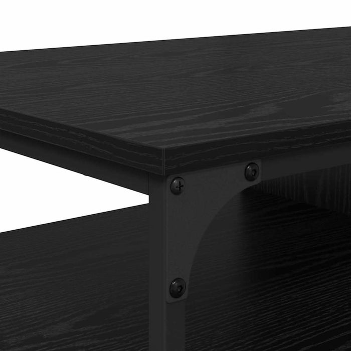 Masă de cafea Stejar Negru 100 x 50 x 45 cm Lemn compozit - WALTI WALTI