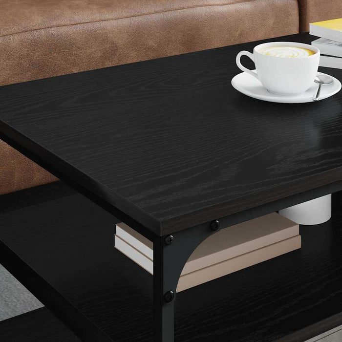 Masă de cafea Stejar Negru 100 x 50 x 45 cm Lemn compozit - WALTI WALTI