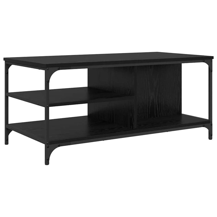 Masă de cafea Stejar Negru 100 x 50 x 45 cm Lemn compozit - WALTI WALTI