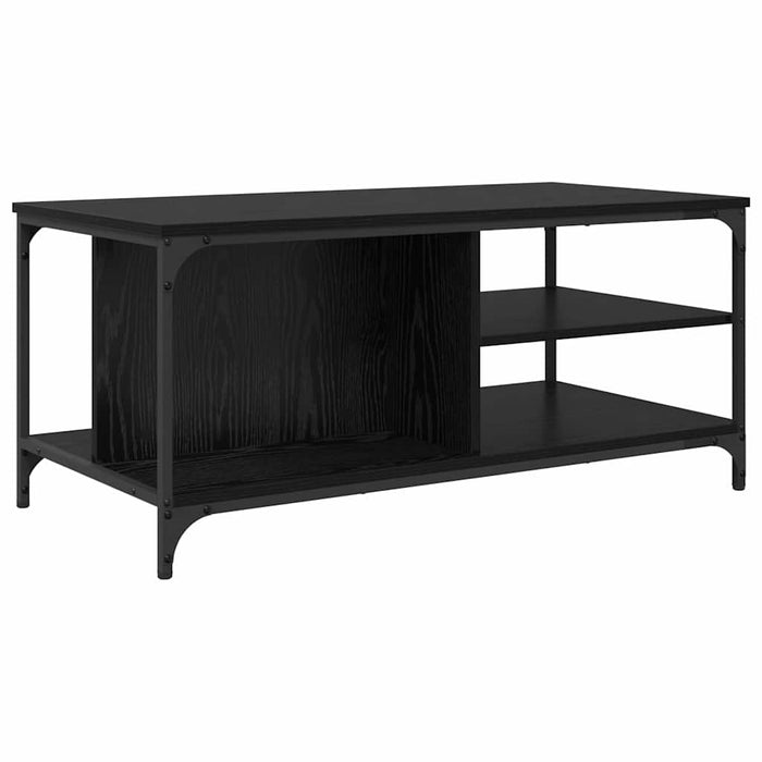 Masă de cafea Stejar Negru 100 x 50 x 45 cm Lemn compozit - WALTI WALTI