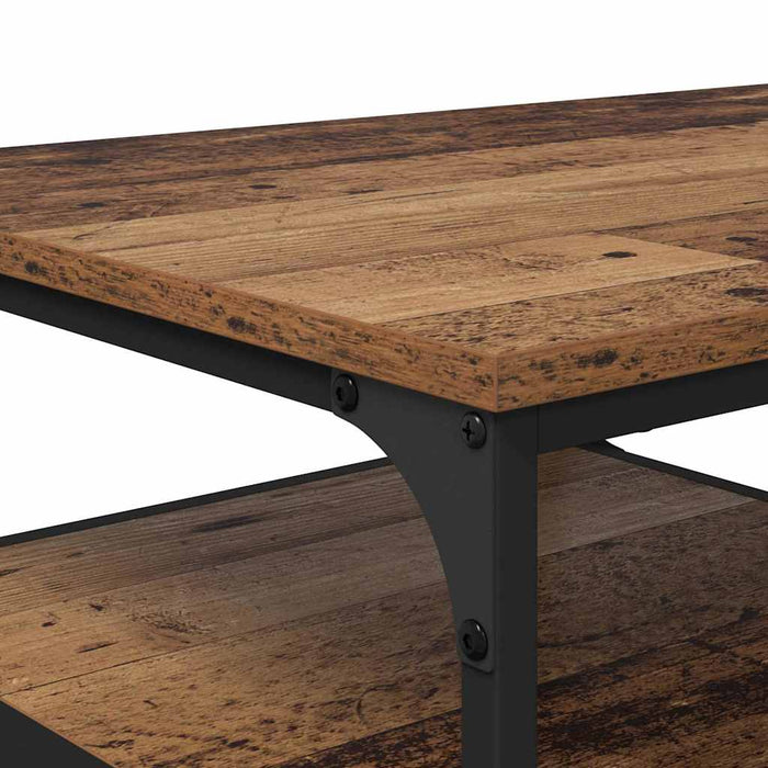 Masă de cafea Lemn Vechi 90 x 49 x 40 cm Lemn compozit - WALTI WALTI