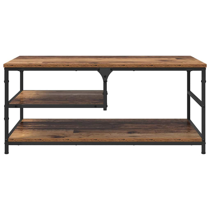 Masă de cafea Lemn Vechi 90 x 49 x 40 cm Lemn compozit - WALTI WALTI