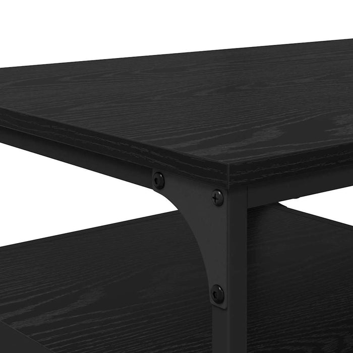 Masă de cafea Stejar Negru 90 x 49 x 40 cm Lemn compozit - WALTI WALTI