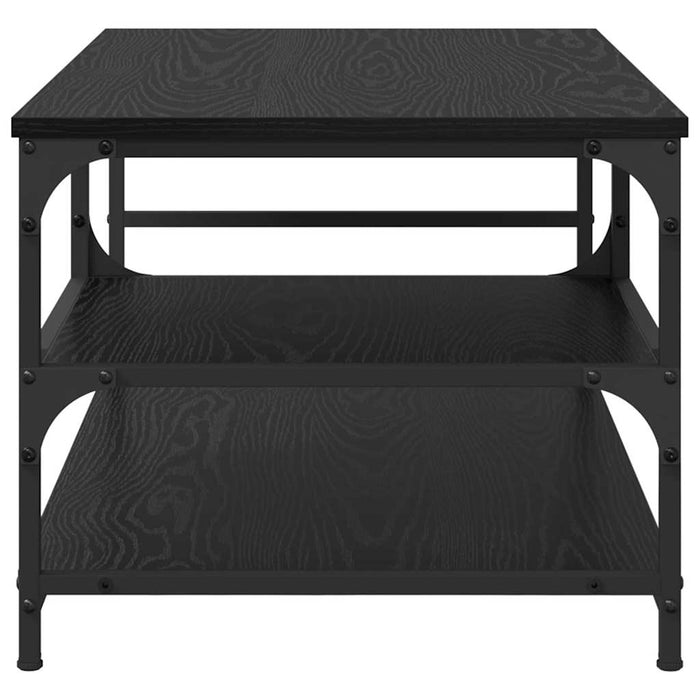 Masă de cafea Stejar Negru 90 x 49 x 40 cm Lemn compozit - WALTI WALTI
