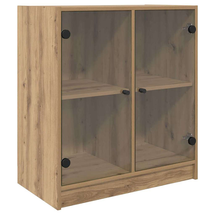 Dulap lateral Stejar Artizanal 68 x 37 x 75,5 cm Lemn compozit - WALTI WALTI
