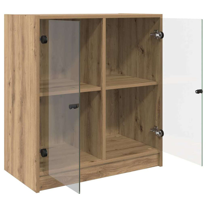 Dulap lateral Stejar Artizanal 68 x 37 x 75,5 cm Lemn compozit - WALTI WALTI