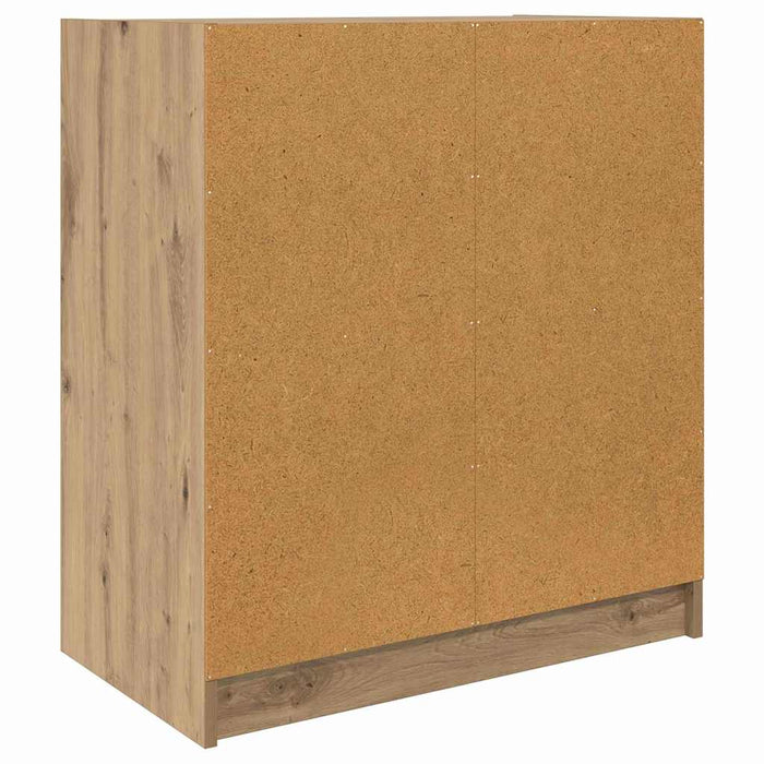 Dulap lateral Stejar Artizanal 68 x 37 x 75,5 cm Lemn compozit - WALTI WALTI