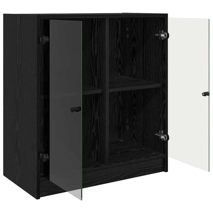 Dulap lateral Stejar Negru 68 x 37 x 75,5 cm Lemn compozit - WALTI WALTI