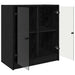 Dulap lateral Stejar Negru 68 x 37 x 75,5 cm Lemn compozit - WALTI WALTI