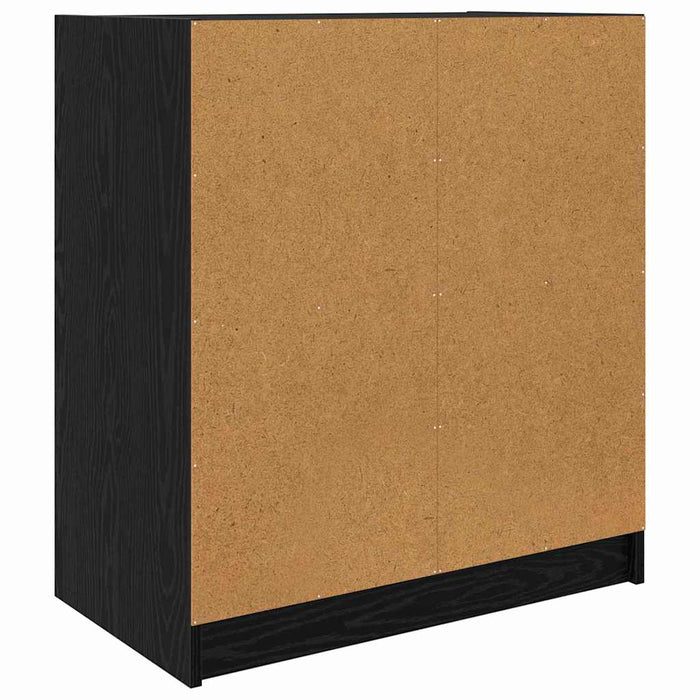 Dulap lateral Stejar Negru 68 x 37 x 75,5 cm Lemn compozit - WALTI WALTI