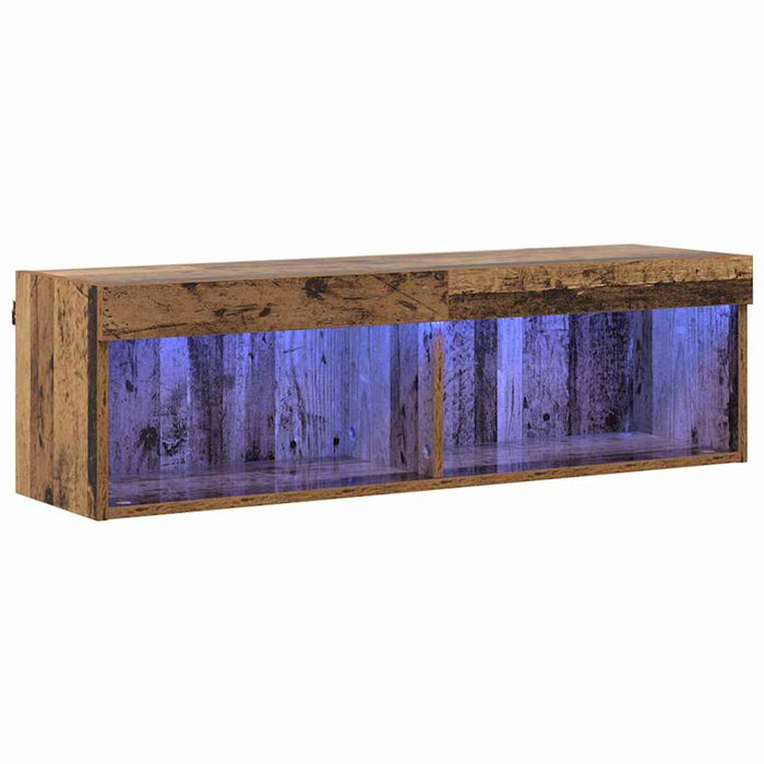 Set comodă TV Lemn Vechi 100 x 30 x 30 cm Lemn compozit - WALTI WALTI