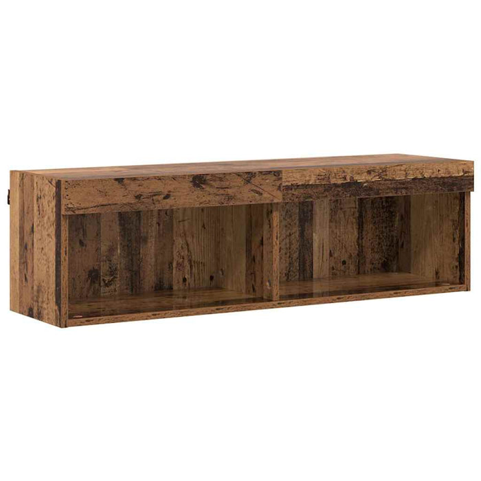 Set comodă TV Lemn Vechi 100 x 30 x 30 cm Lemn compozit - WALTI WALTI