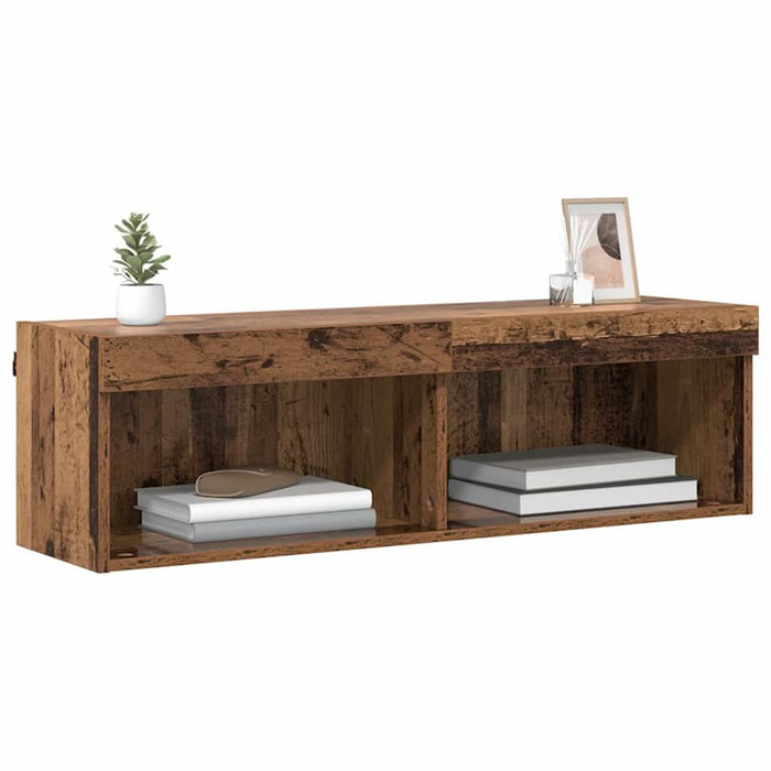 Set comodă TV Lemn Vechi 100 x 30 x 30 cm Lemn compozit - WALTI WALTI