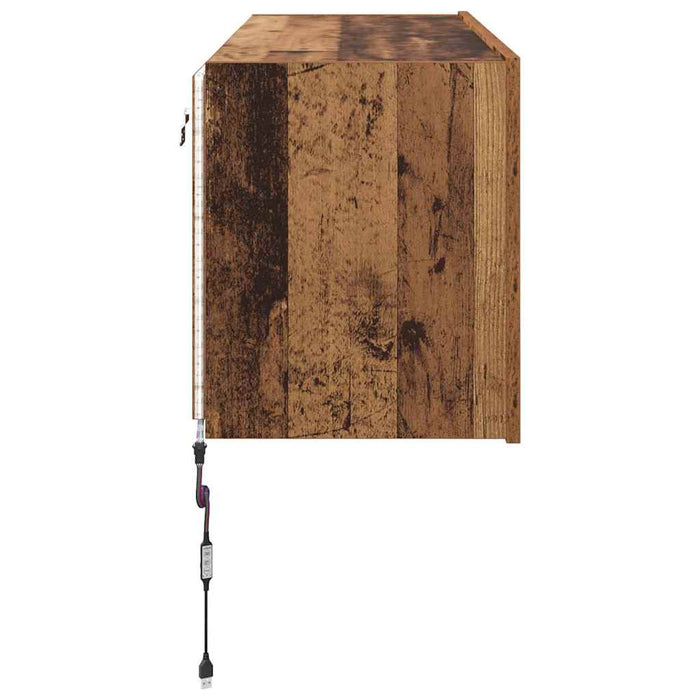 Dulap TV de perete Lemn Vechi 100 x 35 x 41 cm Lemn compozit - WALTI WALTI