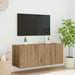 Dulap TV de perete Pe perete Stejar Artizanal 100 x 35 x 41 cm - WALTI WALTI