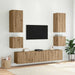 Dulap TV de perete Pe perete Stejar Artizanal 100 x 35 x 41 cm - WALTI WALTI