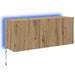 Dulap TV de perete Pe perete Stejar Artizanal 100 x 35 x 41 cm - WALTI WALTI