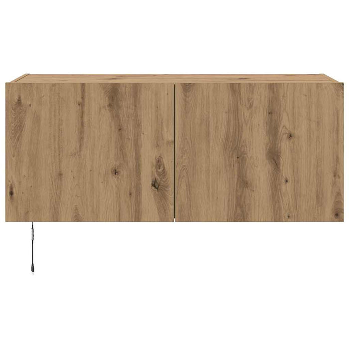 Dulap TV de perete Pe perete Stejar Artizanal 100 x 35 x 41 cm - WALTI WALTI