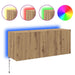 Dulap TV de perete Pe perete Stejar Artizanal 100 x 35 x 41 cm - WALTI WALTI
