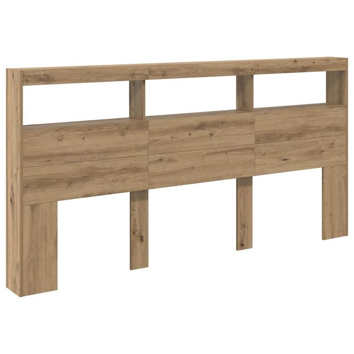 Tăblie cap Stejar Artizanal 200 x 17 x 102 cm Lemn compozit - WALTI WALTI