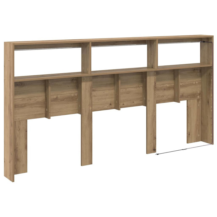 Tăblie cap Stejar Artizanal 200 x 17 x 102 cm Lemn compozit - WALTI WALTI