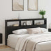 Tăblie cap cu raft Stejar Negru 200 x 17 x 102 cm Lemn compozit - WALTI WALTI