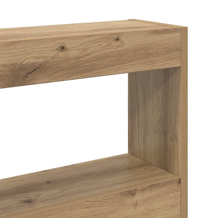 Tăblie cap Stejar Artizanal 220 x 17 x 102 cm Lemn compozit - WALTI WALTI