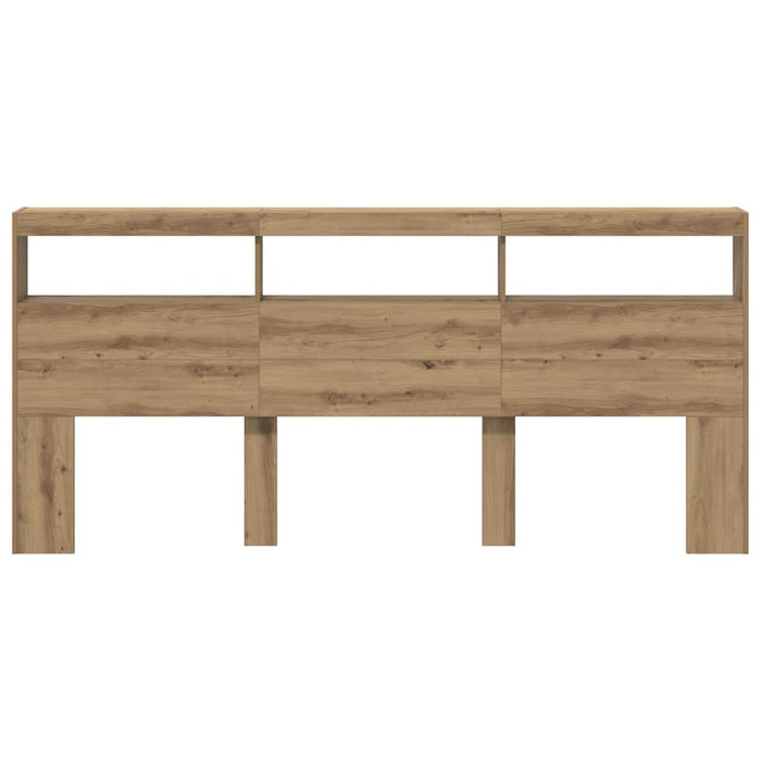 Tăblie cap Stejar Artizanal 220 x 17 x 102 cm Lemn compozit - WALTI WALTI