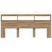 Tăblie cap Stejar Artizanal 220 x 17 x 102 cm Lemn compozit - WALTI WALTI